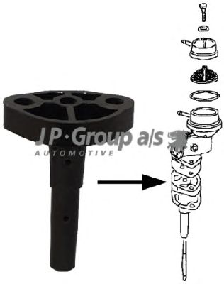 JP GROUP 8115250200 -  Фланец, элемент системы питания